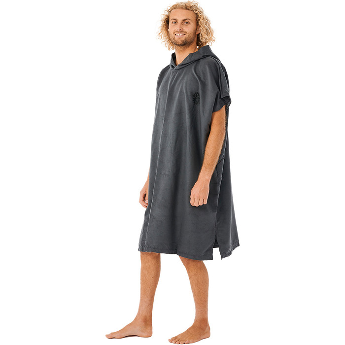 2024 Rip Curl Mens Surf Series Packable Change Robe / Poncho 007MTO - Black